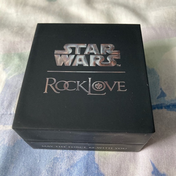 Rocklove Jewelry x Star Wars Luke Skywalker Crystal Lightsaber Ring Size 11 - Picture 2 of 8
